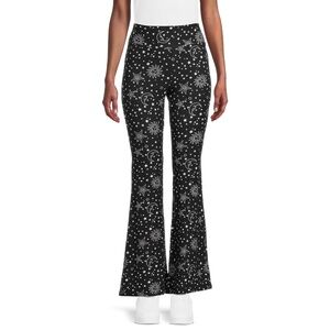 No boundaries black mom and stars flare leggings